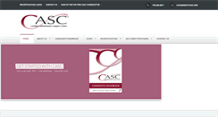 Desktop Screenshot of aboutcasc.org