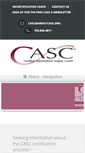 Mobile Screenshot of aboutcasc.org